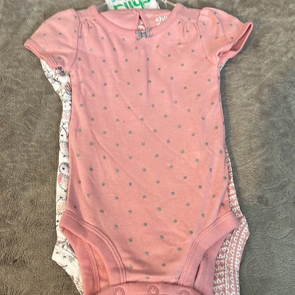 Carter’s child of mine three month set of three bodysuits New